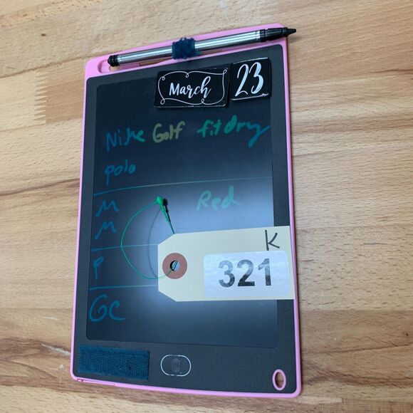 Nike Golf Shirt Mens M Medium Red Short Sleeve FitDry Performance Polo - Picture 10 of 11